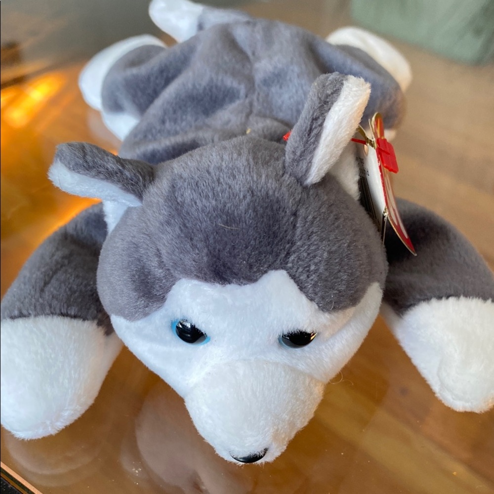 New Ty Beanie Baby Nanook the Husky Dog